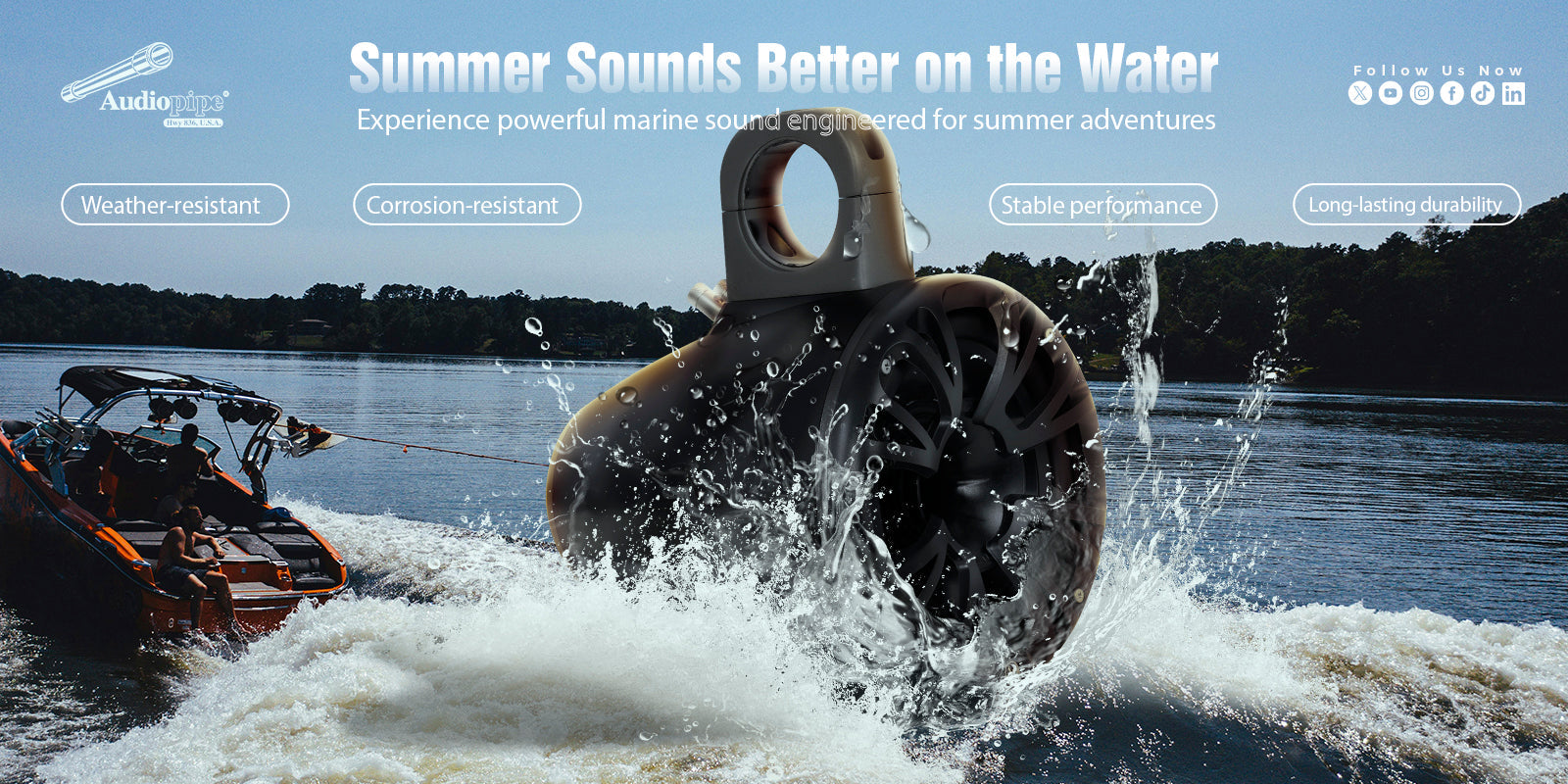 Summer Starts Here: Upgrade Your Boat with Audiopipe Marine Audio