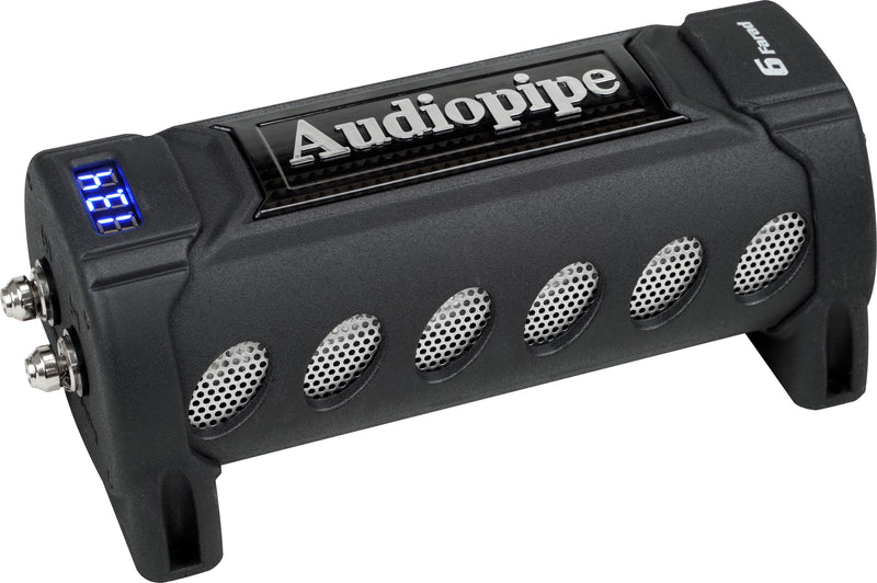 Audiopipe Car Audio Power Capacitor with Digital Display and Electronic Protection (ACAP-D6000)