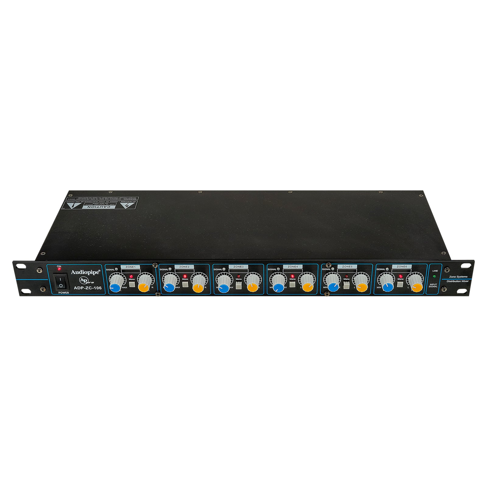 6 Zones Ultra Low Noise Audio Distributor (ADP-ZC-106)