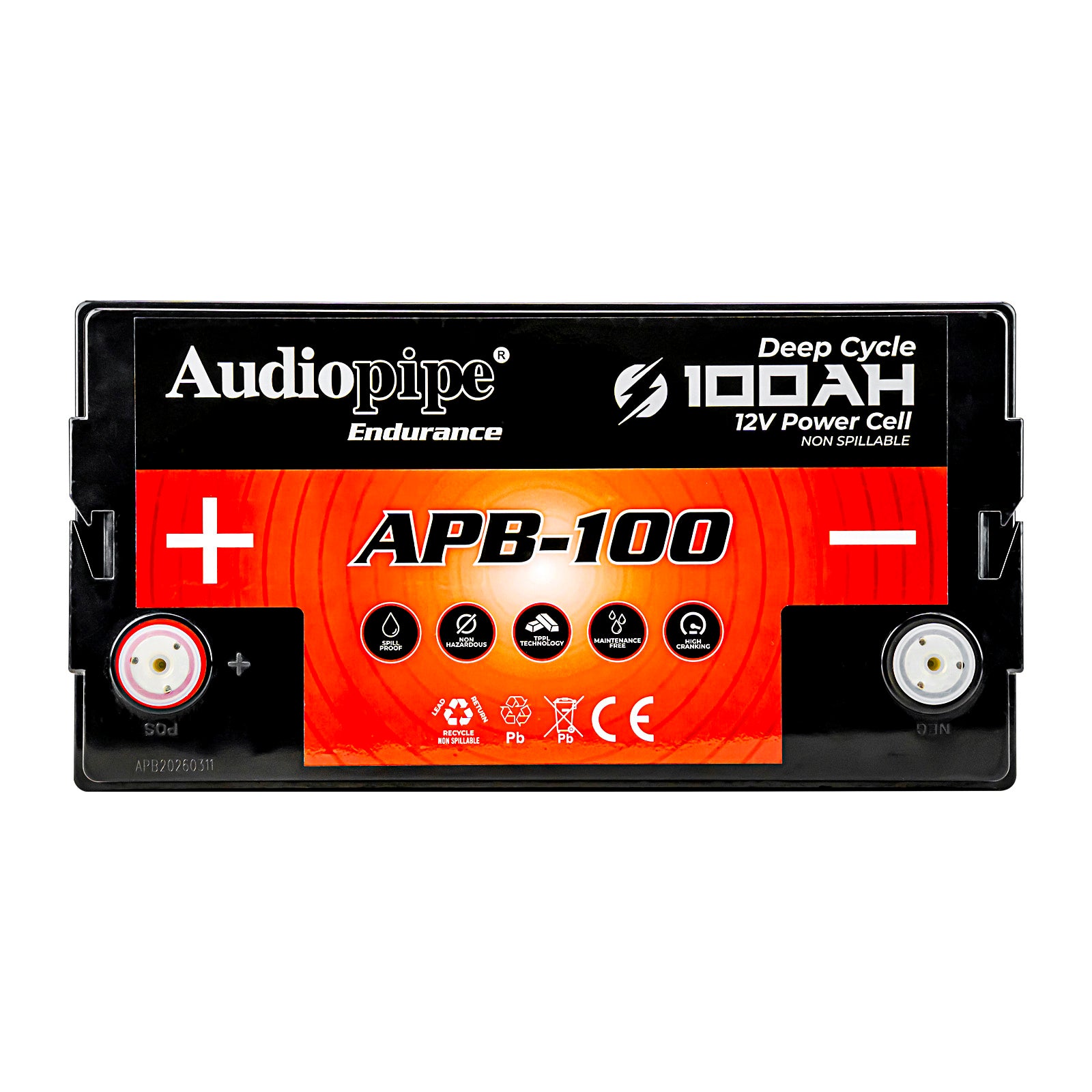 Deep Cycle 100AH 12V Power Cell (APB-100)