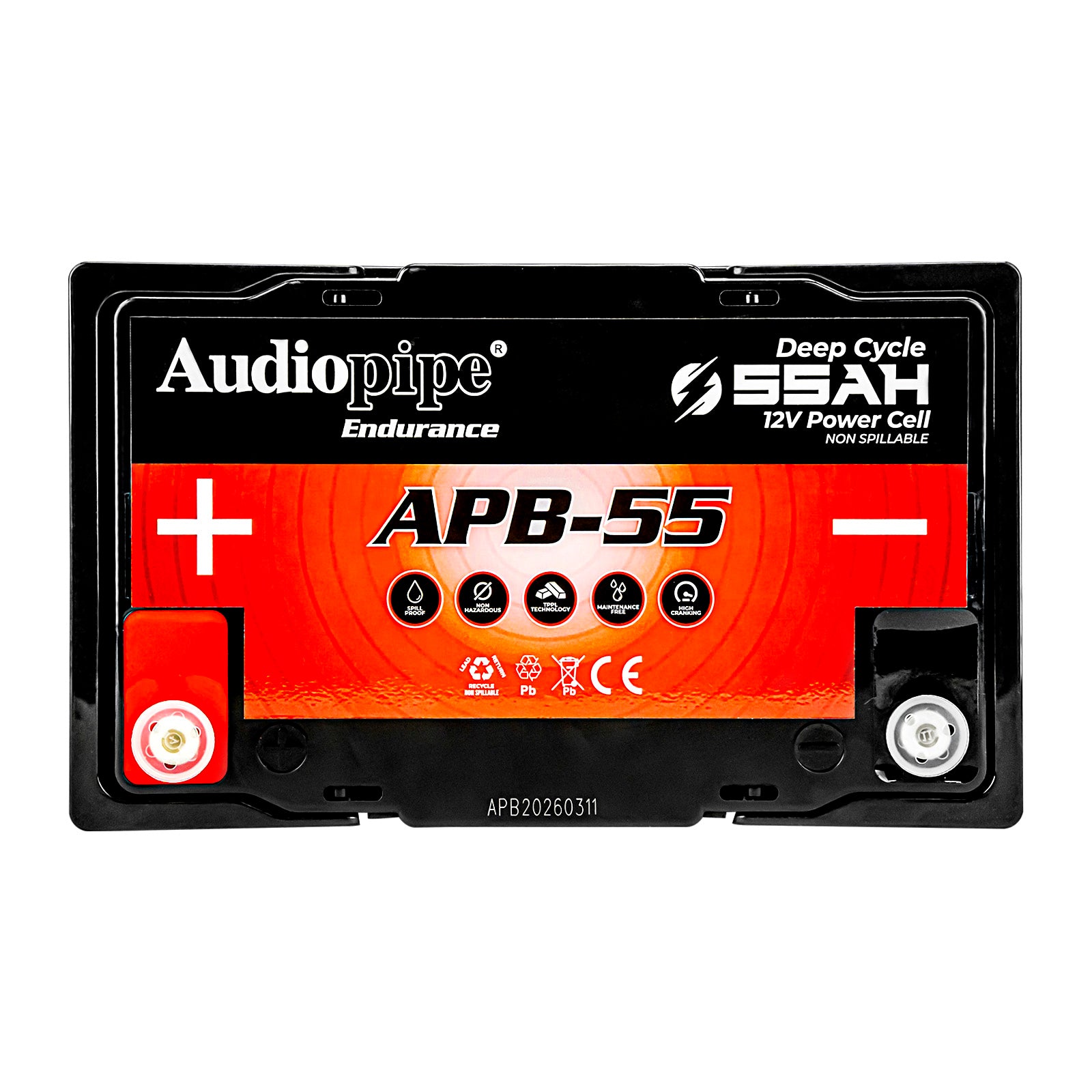 Deep Cycle 55AH 12V Power Cell (APB-55)