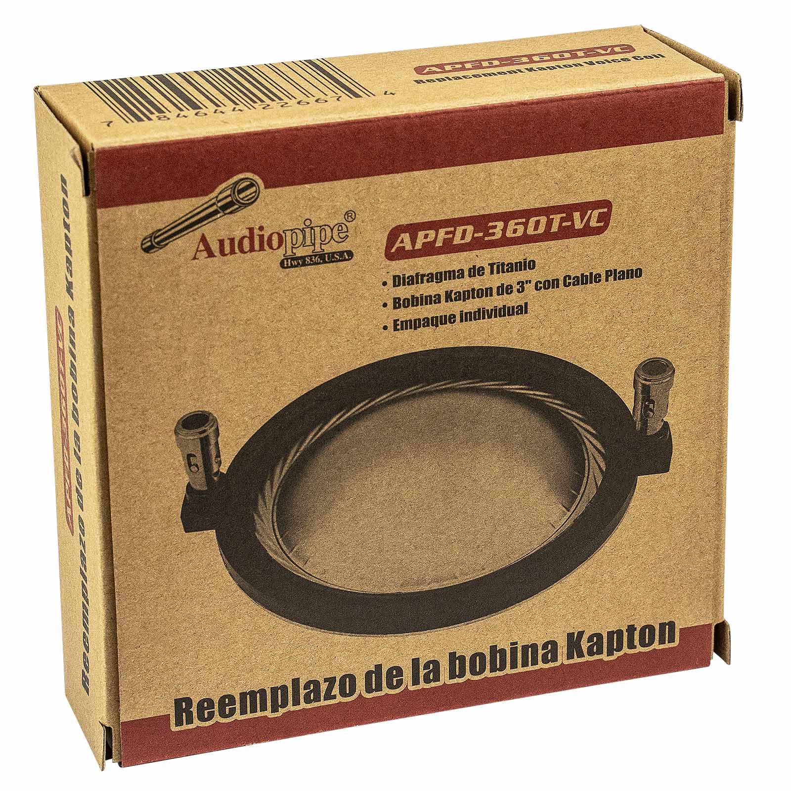 Replacement Kapton Voice Coil for APFD-360T (APFD-360T-VC)