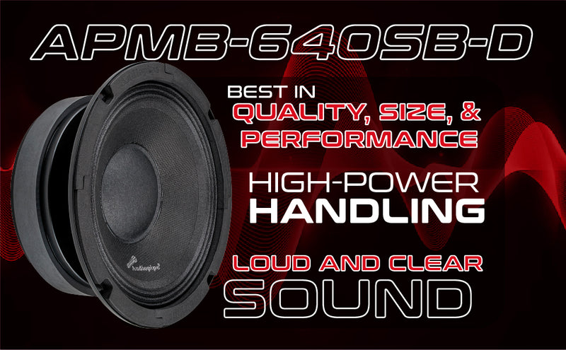 6” Low Mid Frequency Loudspeaker (APMB-640SB-D)