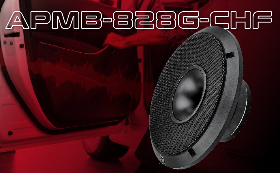 8" Compression Horn Mid-range Loudspeaker (APMB-828G-CHF), Sold individually