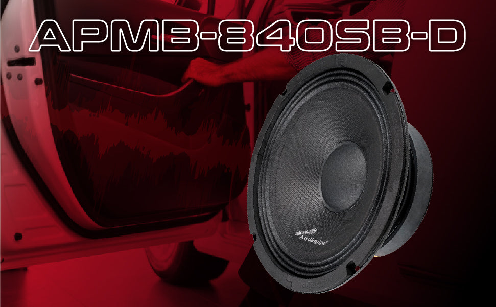8” Low Mid Frequency Loudspeaker (APMB-840SB-D), Sold individually