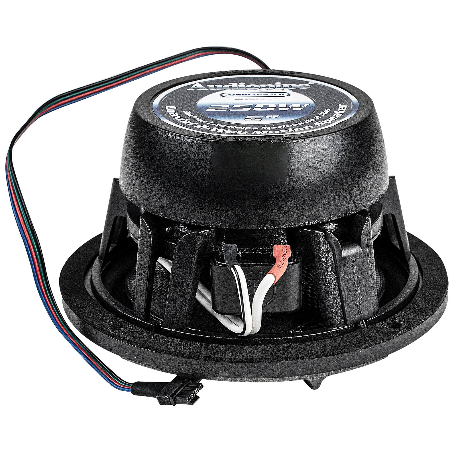 Coaxial 2-Way Marine Speaker with LED Light (APMP-T625LD)