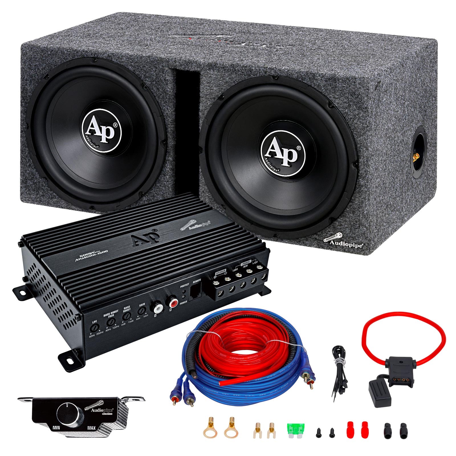 Super Bass Combo Package (APSB-1250CLV) Audiopipe Super Bass Combo Package (APSB-1250CLV) Audiopipe