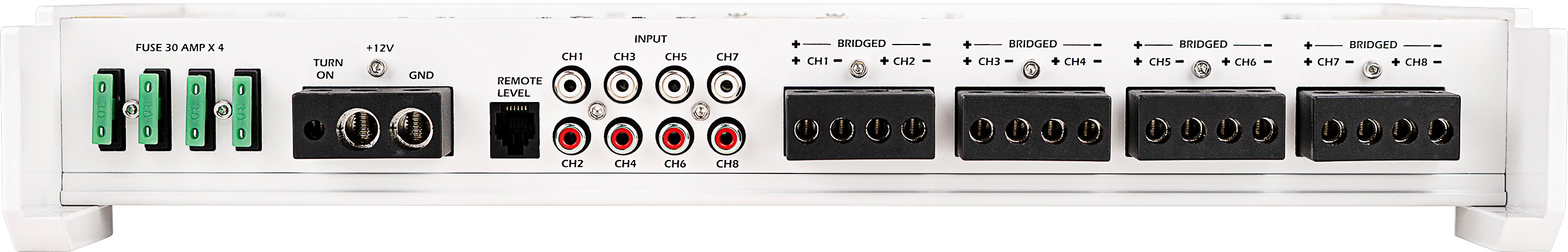 APSR-8100GS - 3200W 8-Channel Class D Marine Amplifier