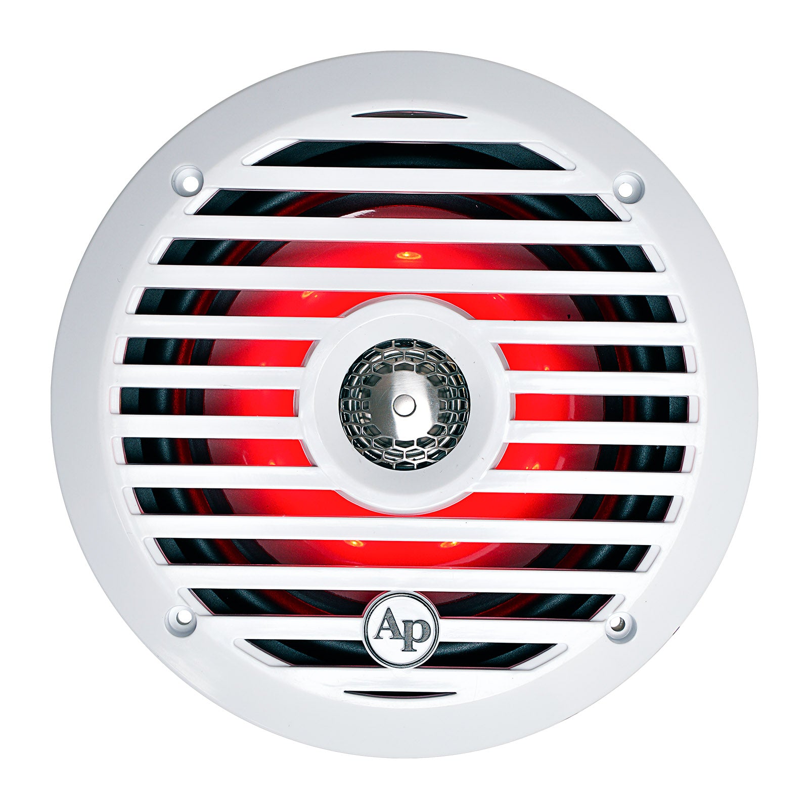 Audiopipe 6.5” Coaxial 2-Way Marine Speaker with LED lights (APSW-654GL) SALT WATER SERIES