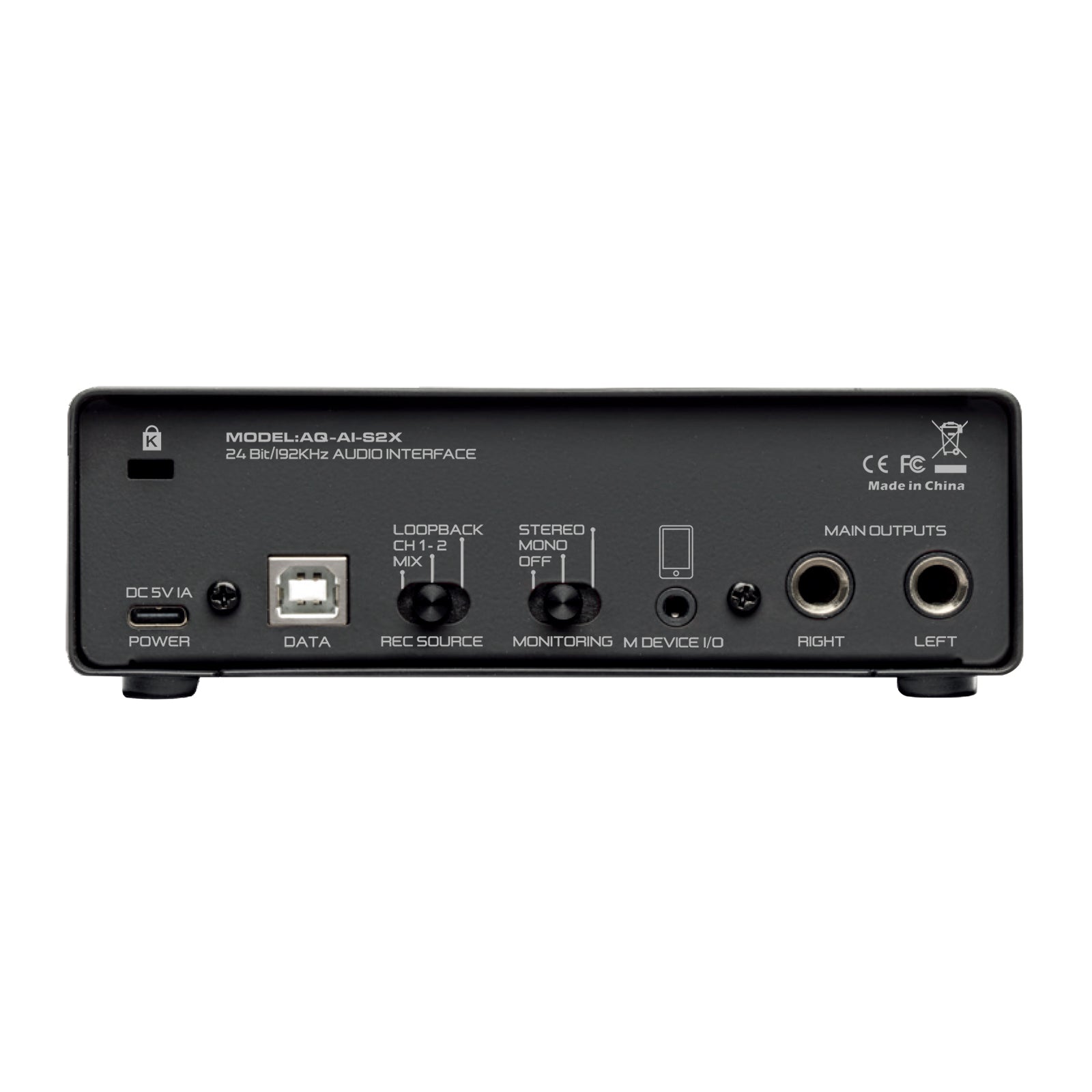 2 Channel Audio Interface (AQ-AI-S2X)