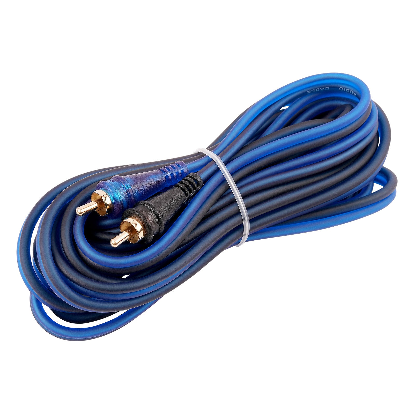 12FT Frosted RCA Audio Cable (BMV-BLS-12), 10-Pack (10 Individual Cables)