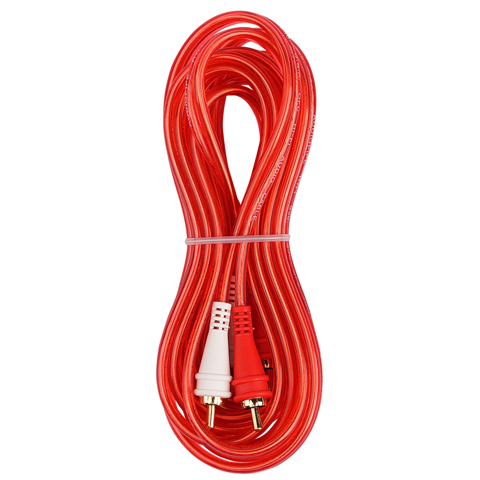 10FT Oxygen Free RCA Audio Cable (BMV-G-10), 10-Pack (10 Individual Cables)