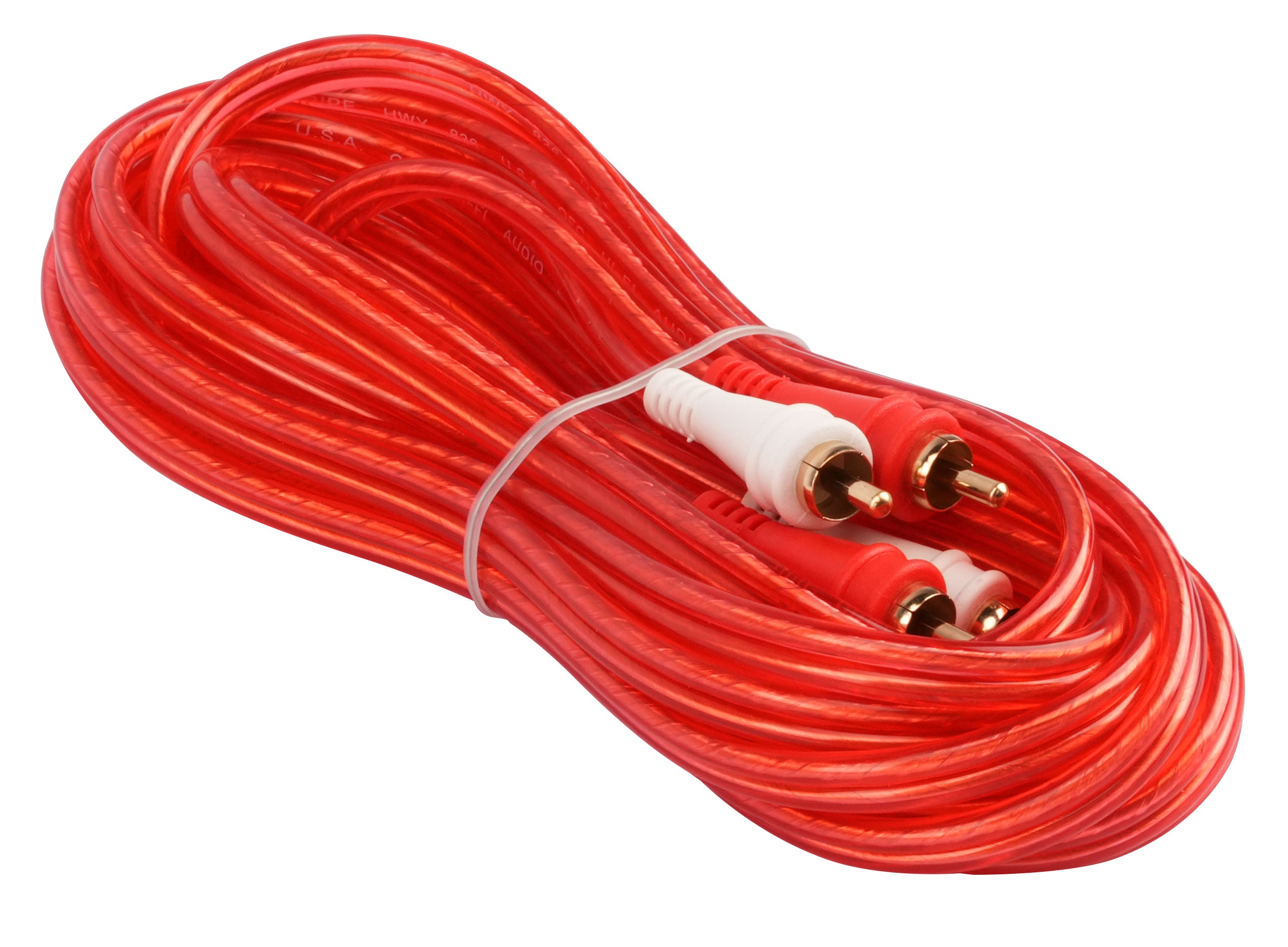 15FT Oxygen Free RCA Audio Cable (BMV-G-15), 10-Pack (10 Individual Cables)