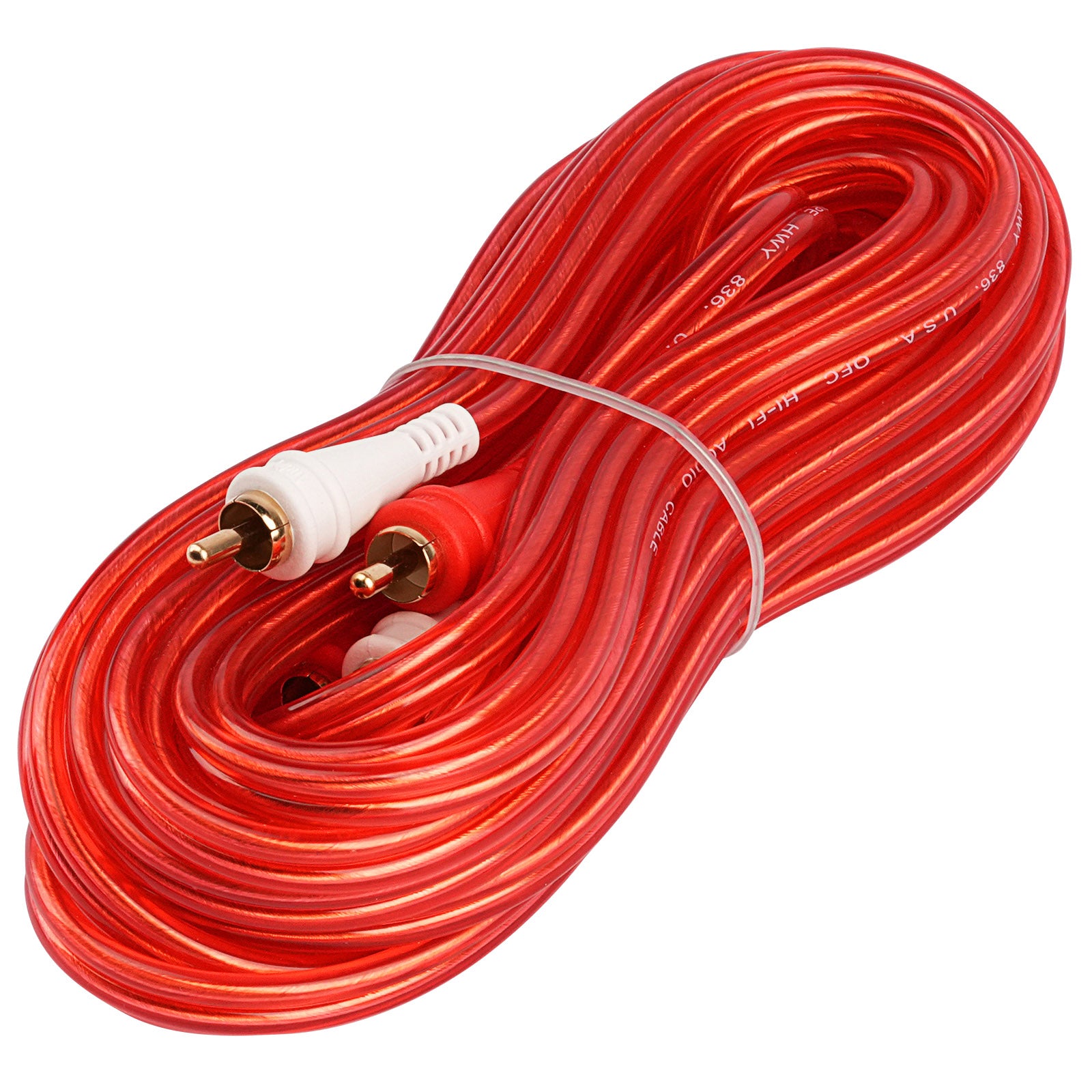 20FT Oxygen Free RCA Audio Cable (BMV-G-20), 10-Pack (10 Individual Cables)