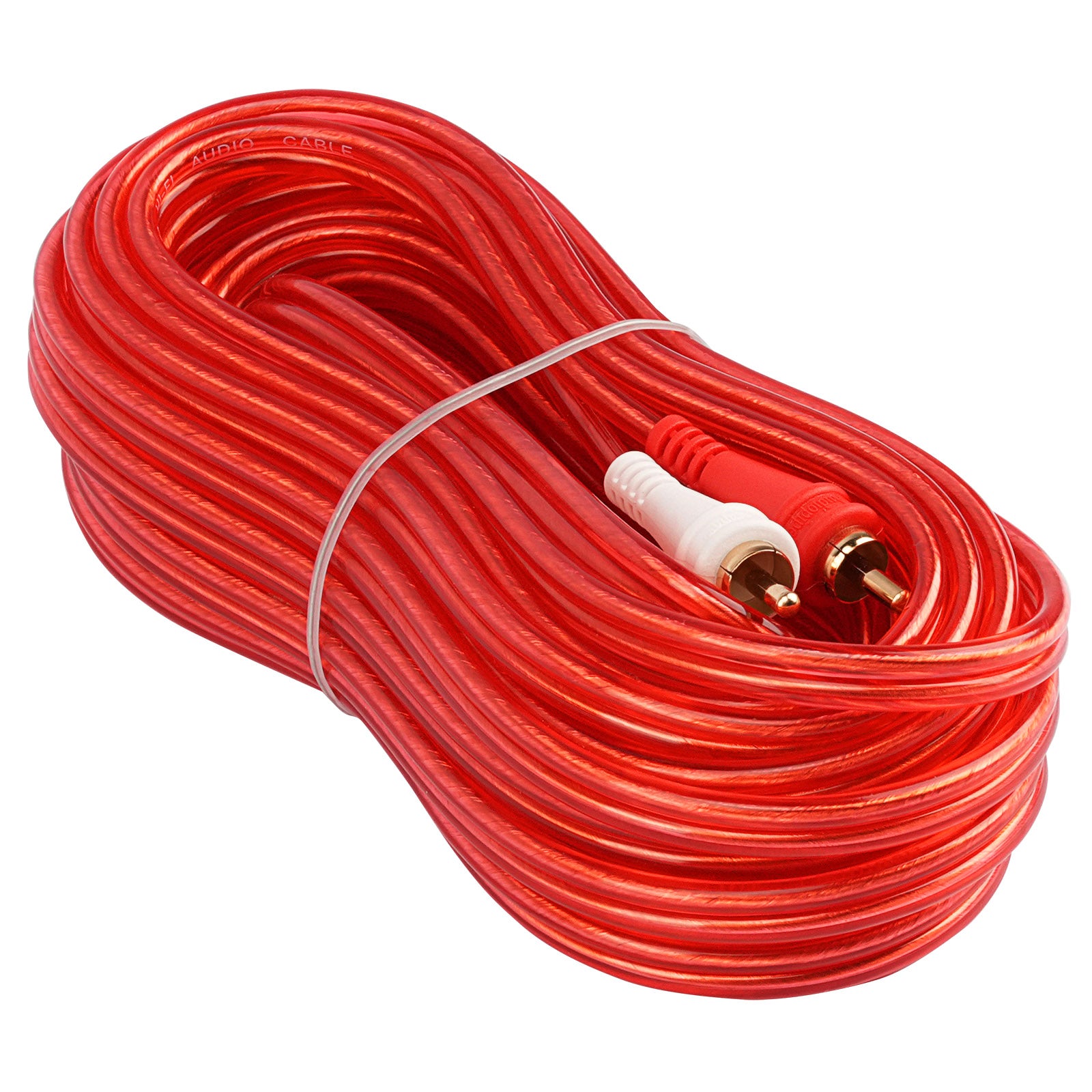 25FT Oxygen Free RCA Audio Cable (BMV-G-25), 10-Pack (10 Individual Cables)