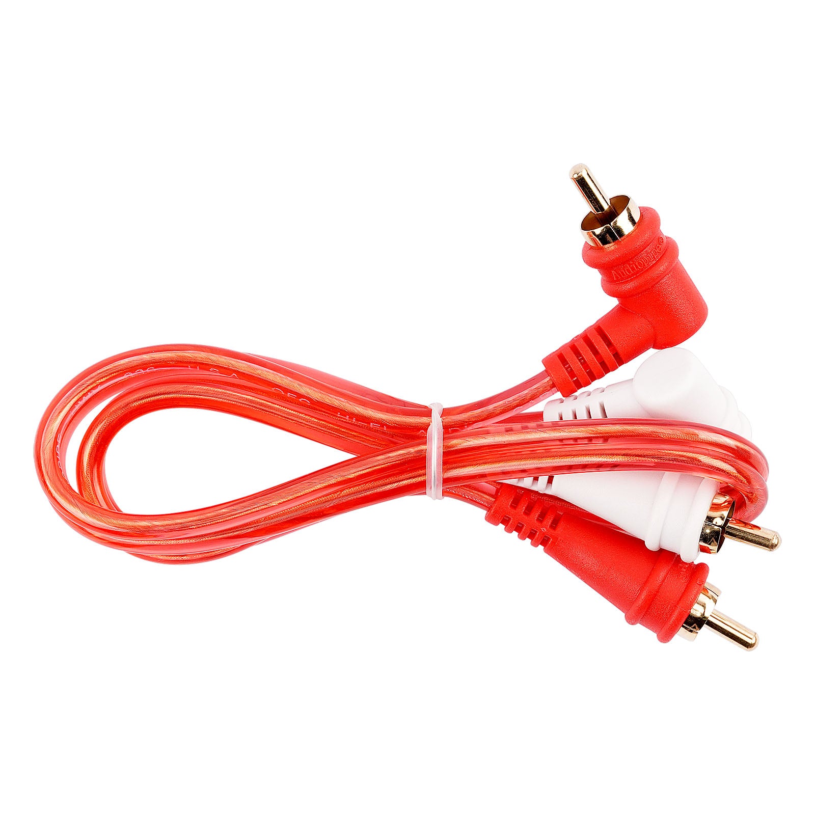 1.5FT Oxygen Free RCA Audio Cable With Right Angle (BMV-GRA-1.5), 10-Pack (10 Individual Cables)