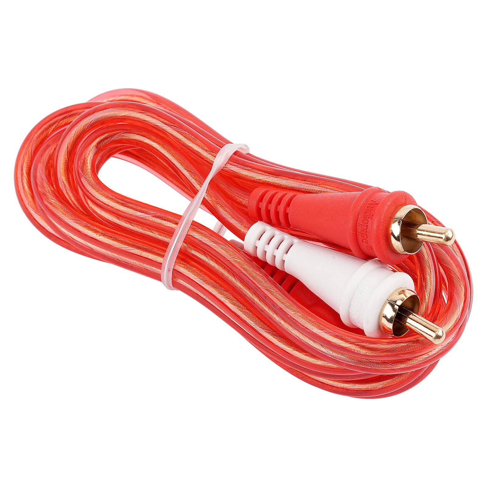 3FT Oxygen Free RCA Audio Cable With Right Angle (BMV-GRA-3), 10-Pack (10 Individual Cables)