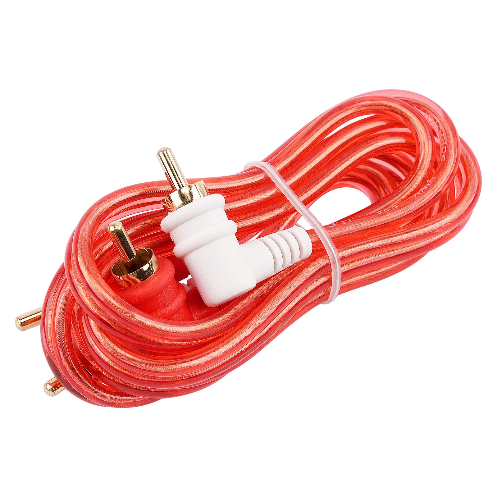 3FT Oxygen Free RCA Audio Cable With Right Angle (BMV-GRA-3), 10-Pack (10 Individual Cables)