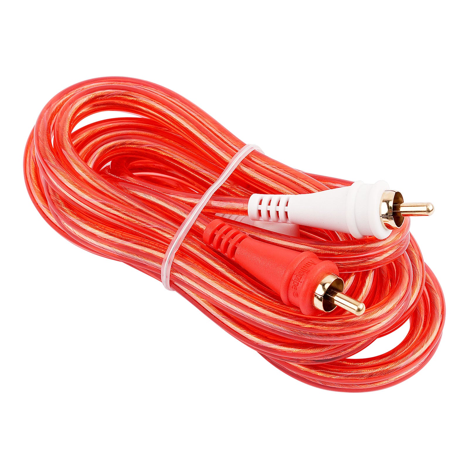 6FT Oxygen Free RCA Audio Cable With Right Angle (BMV-GRA-6), 10-Pack (10 Individual Cables)