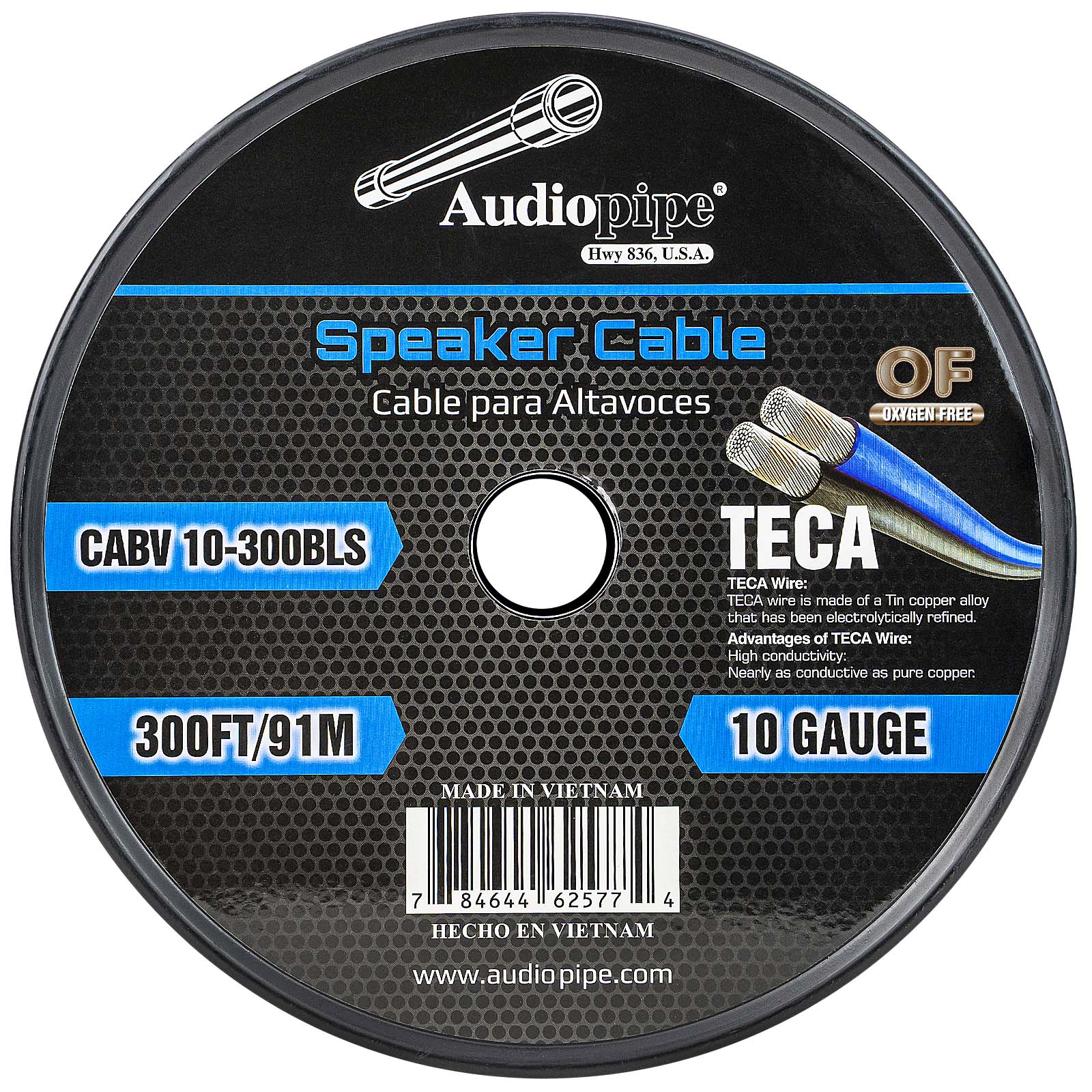 300FT 10AWG Speaker Cable (CABV-10-300-BLS)