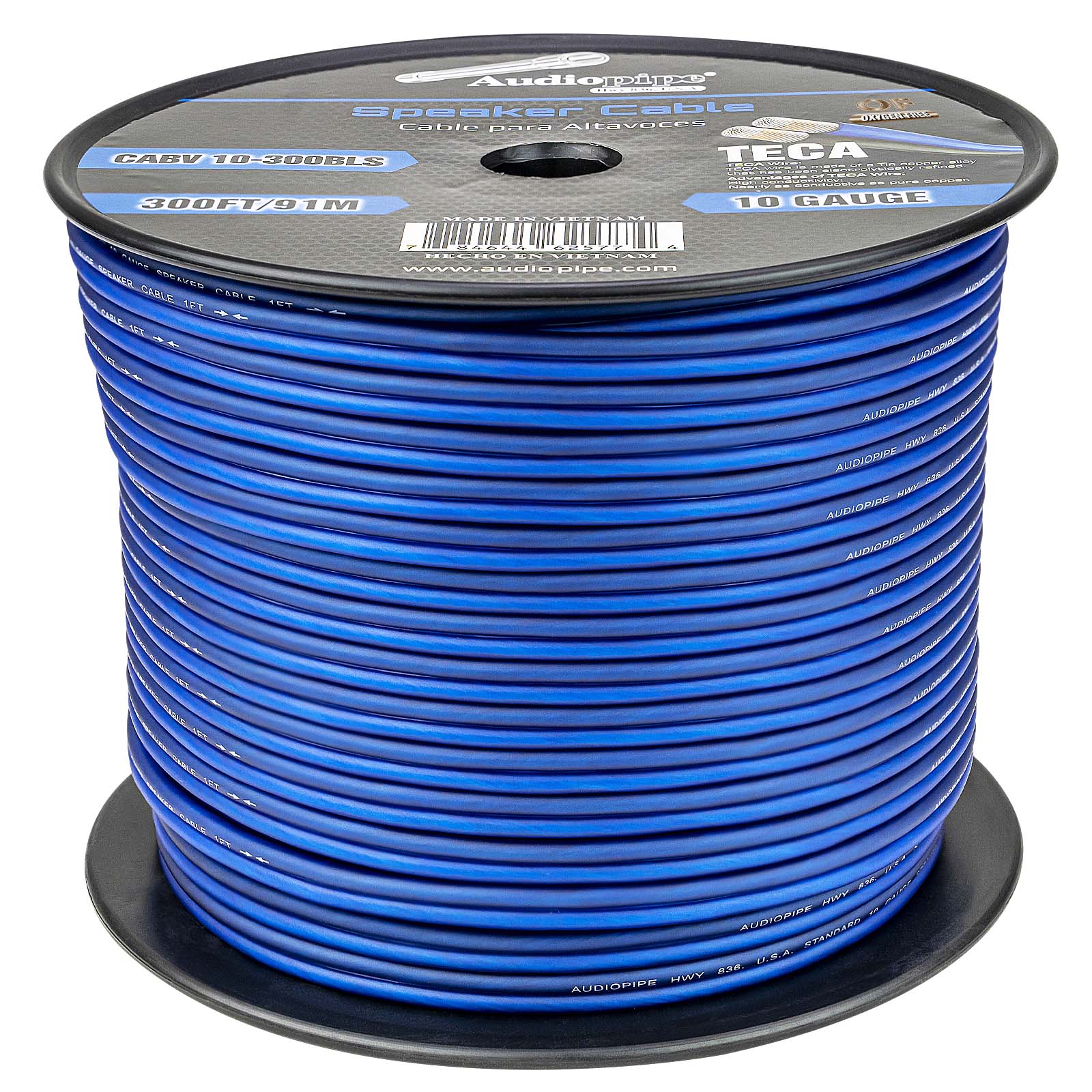 300FT 10AWG Speaker Cable (CABV-10-300-BLS)