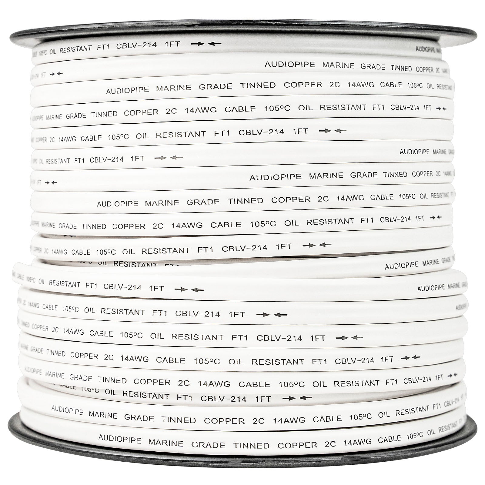250FT 14AWG Speaker Cable with PVC Jacket (CBLV-214-250TCC)