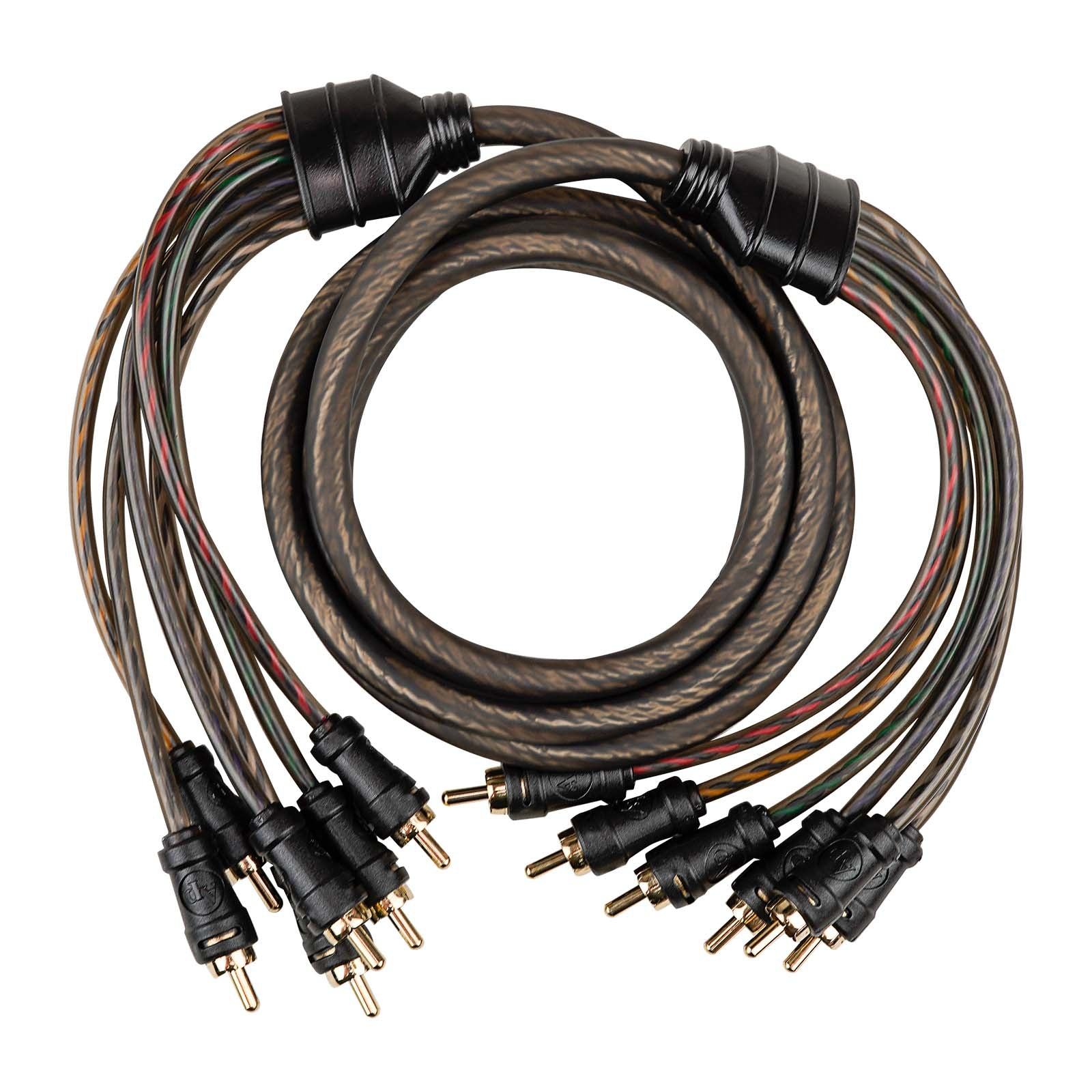 6Ft 6-Channel Interconnect Cable for Car Audio (CPP-MC6)