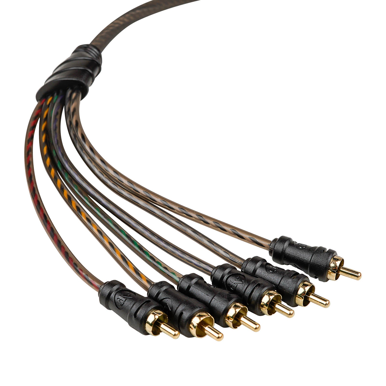 6Ft 6-Channel Interconnect Cable for Car Audio (CPP-MC6)