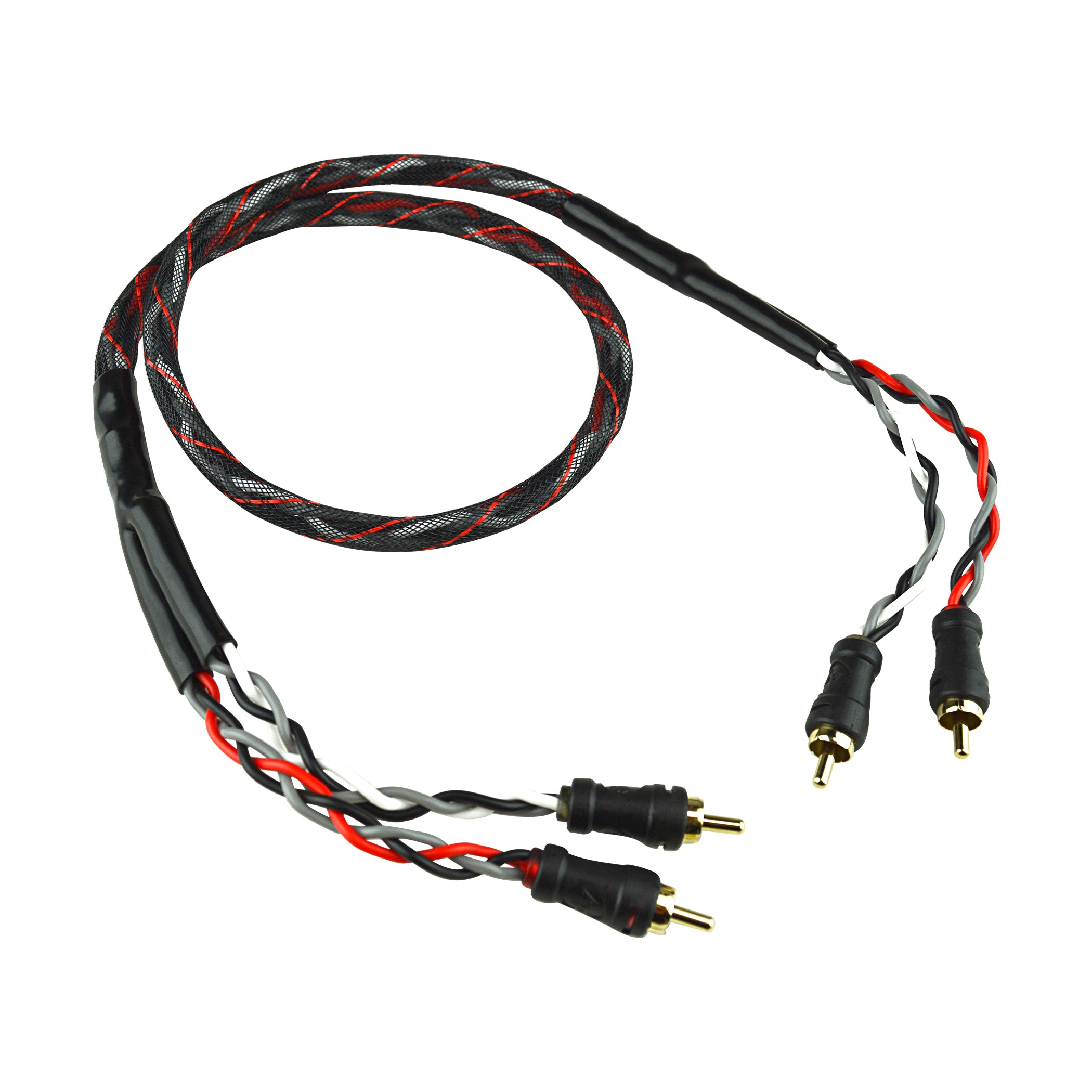 3' Competition Rated RCA Twisted Cable for Car Audio (CPP-TW3)