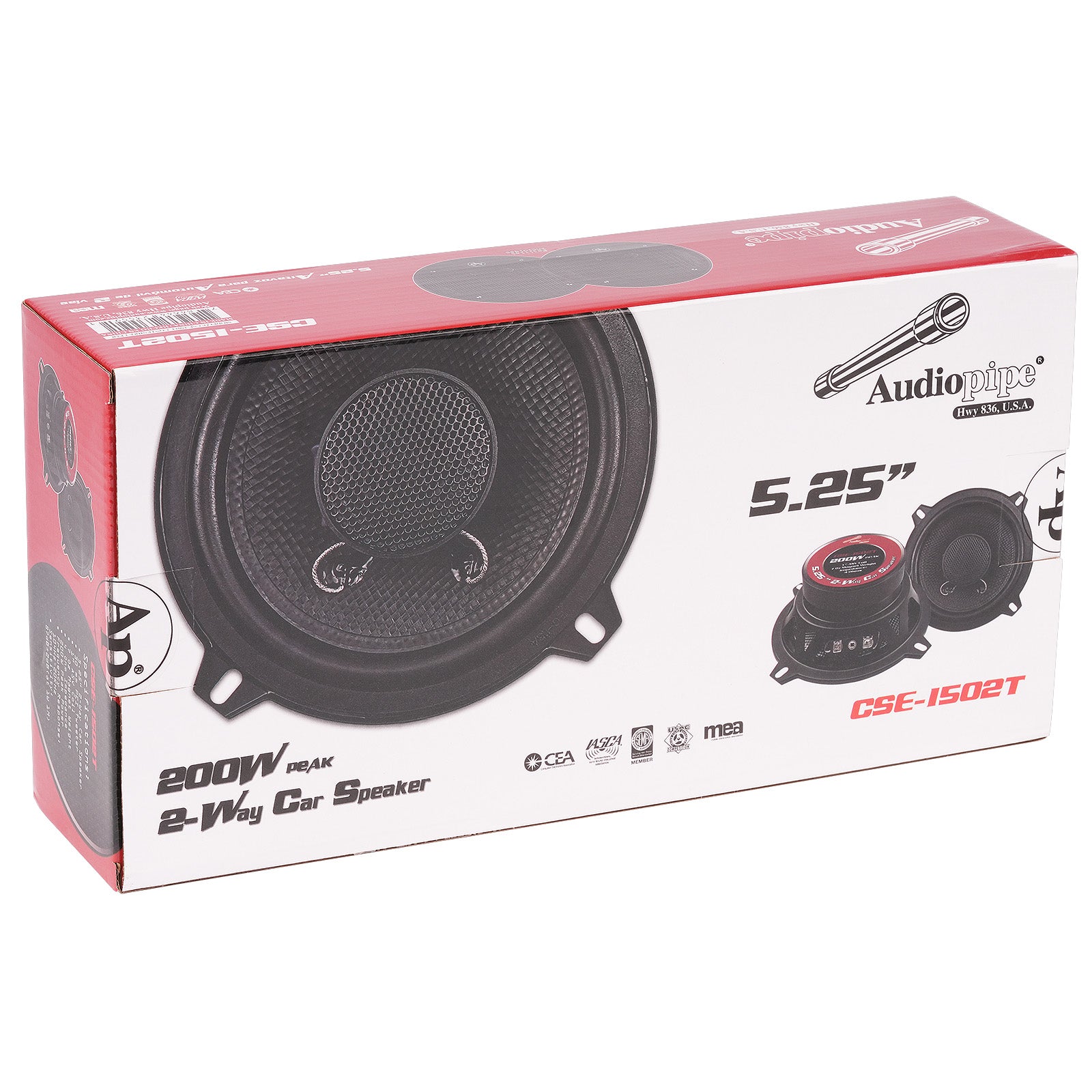 5.25” 2-Way Car Speaker (CSE-1502T)