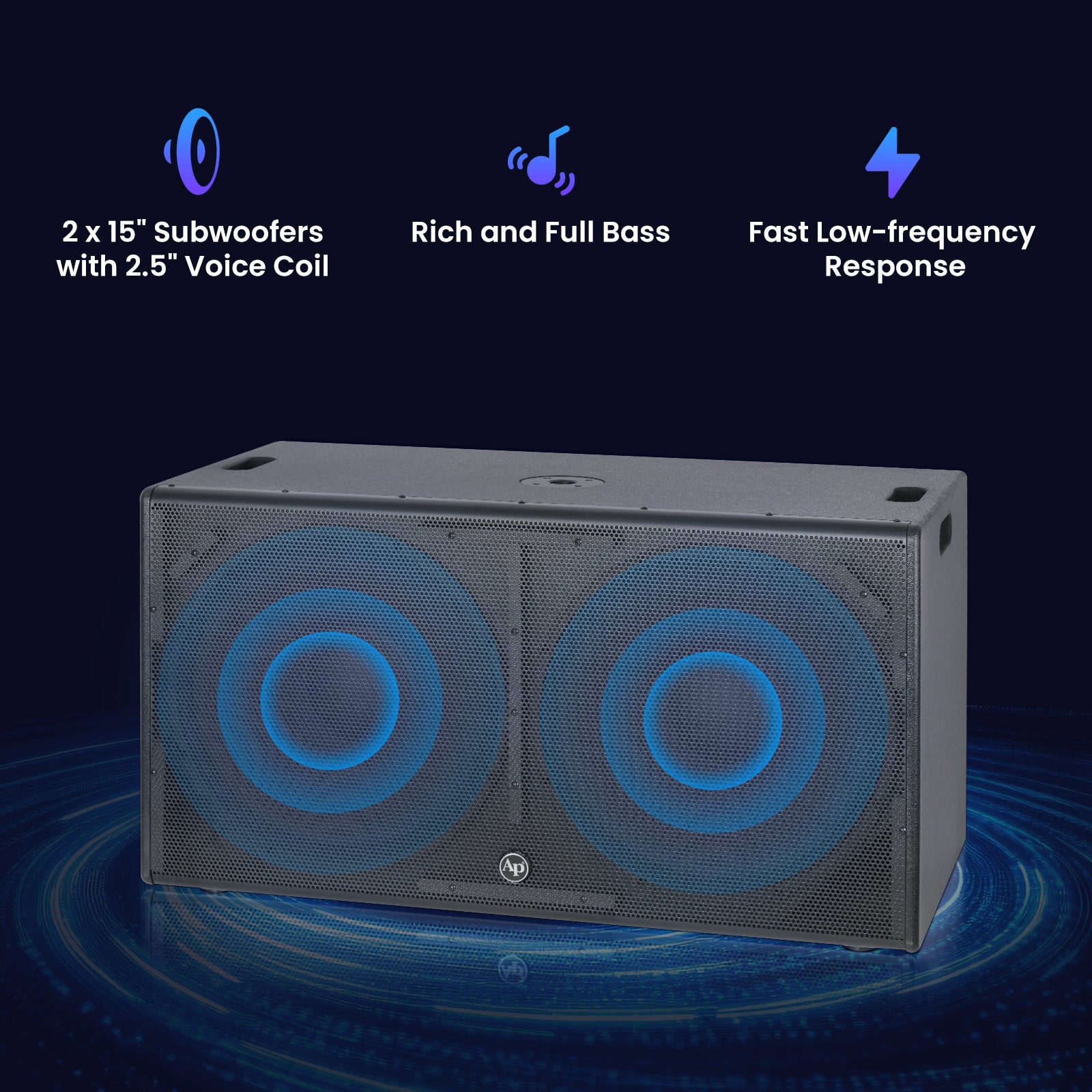 15“ Professional Passive Loudspeaker (DJAP-SUP15202D)