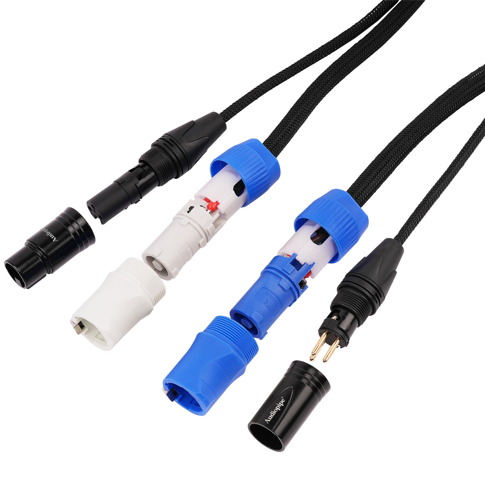 6Ft Extension Power Cable with Audio XLR Connectors (EX-PWC-AUD-6)