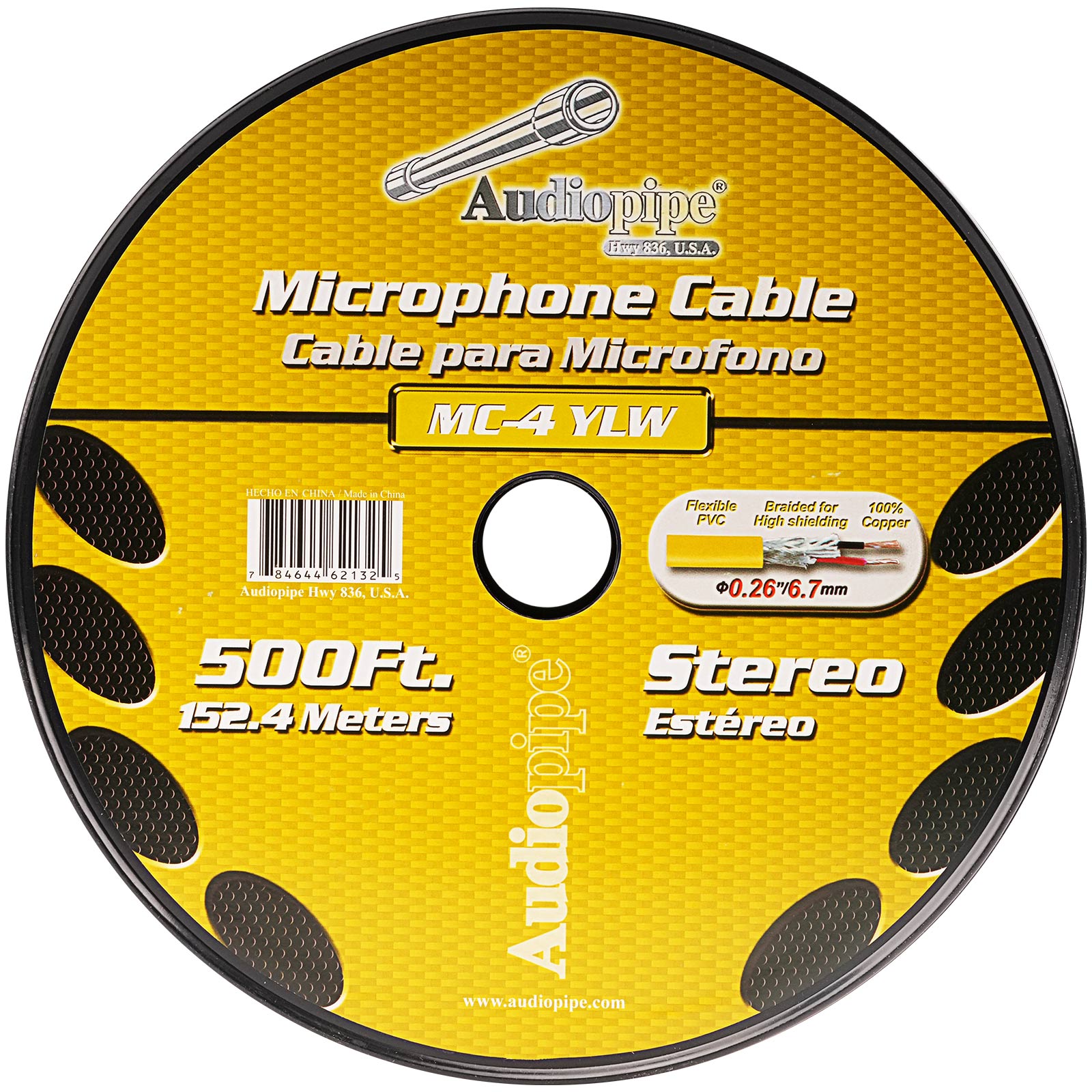 500 Ft Microphone Cable (MC-4 YLW)