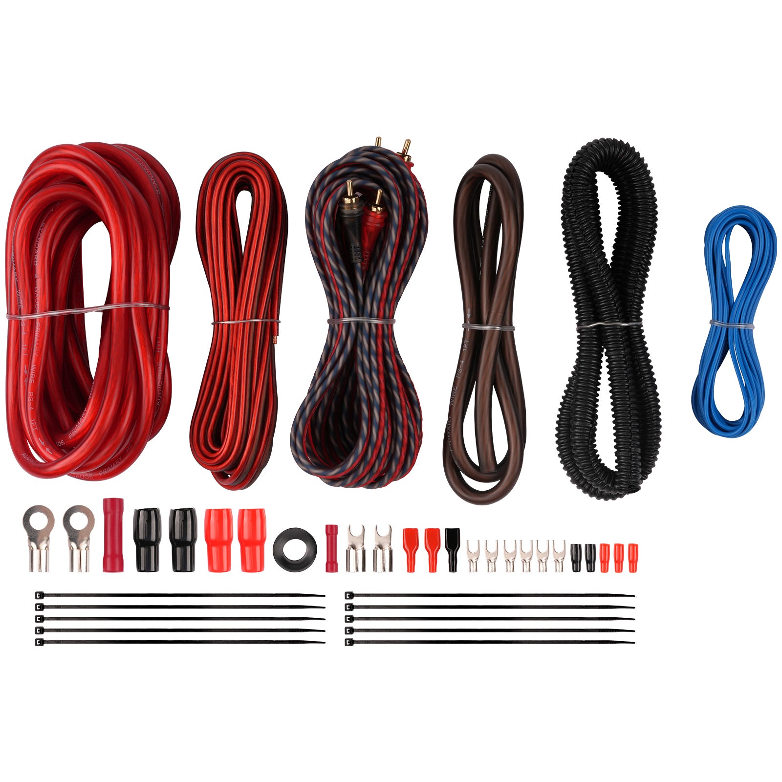 4 GA Power Install Kit for 1 Amplifier (PK-2500EX)