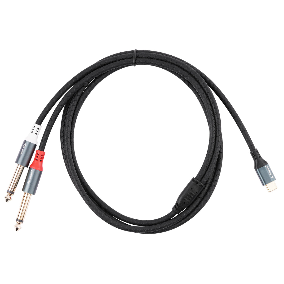 PRAC-TYC2X635 USB-C to 2 6.35mm Audio Cable