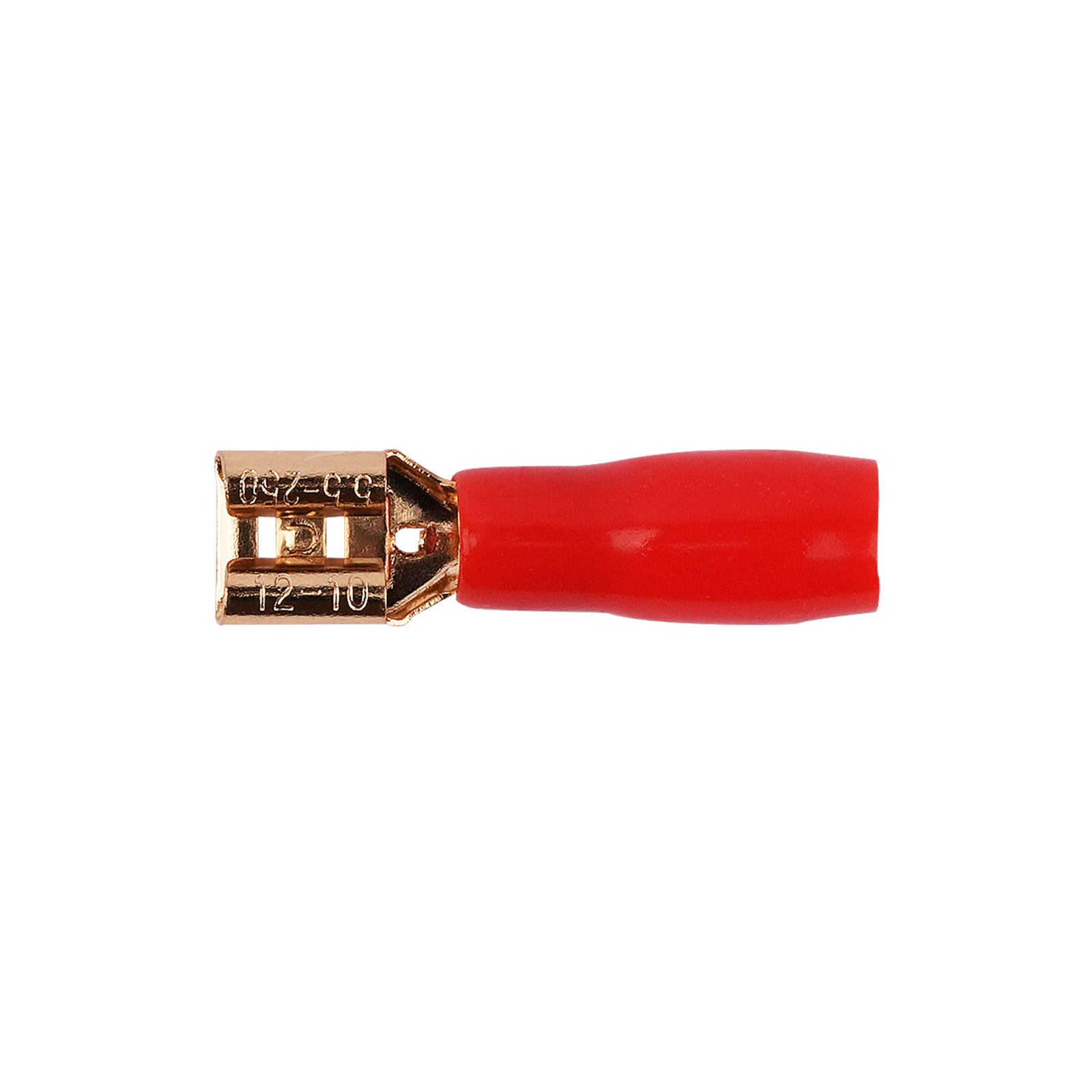 10AWG Gold Plated Block Terminal, Red (PTDX-10RED)