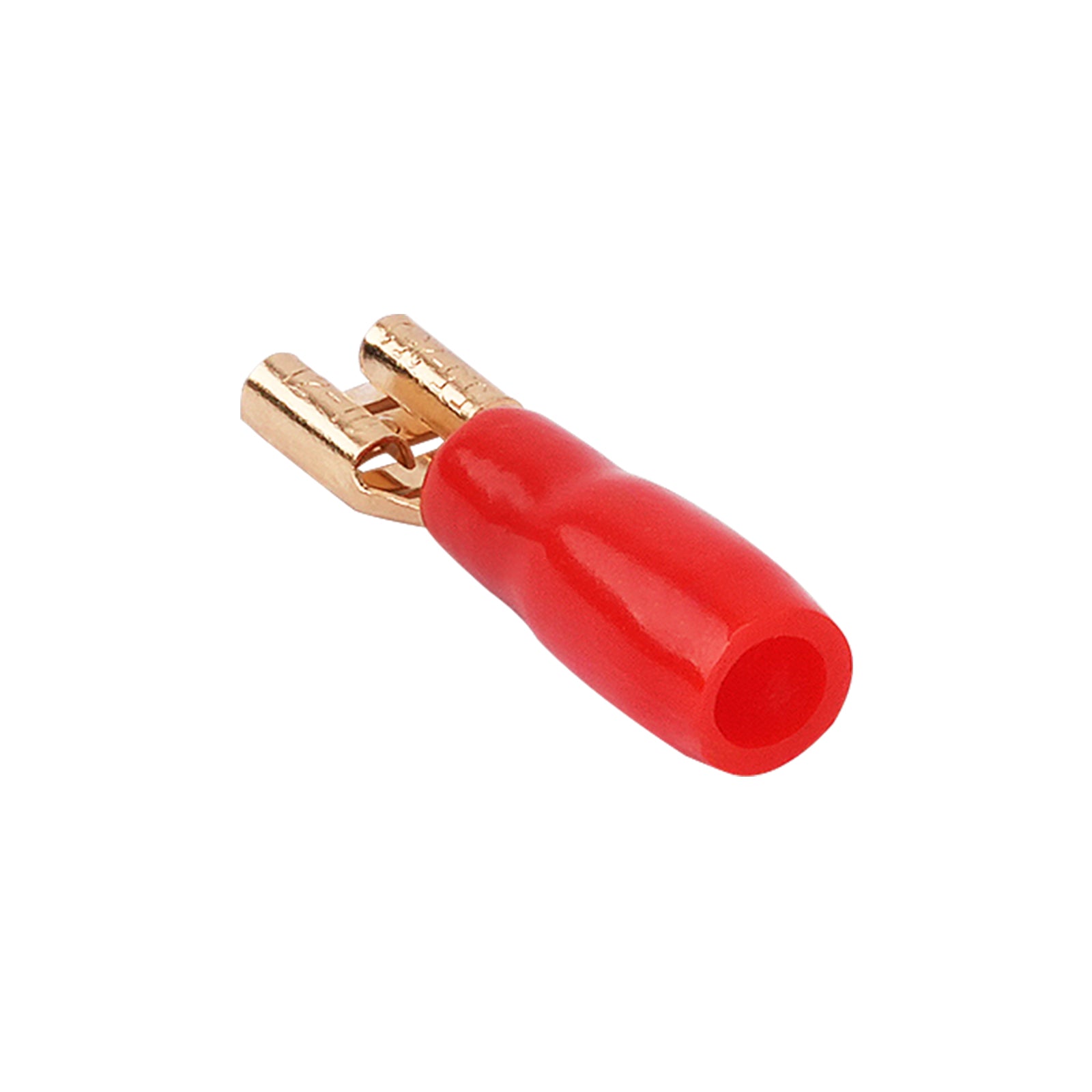 10AWG Gold Plated Block Terminal, Red (PTDX-10RED)