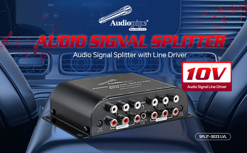 Audio Signal Splitter (SPLIT-3023LVL)