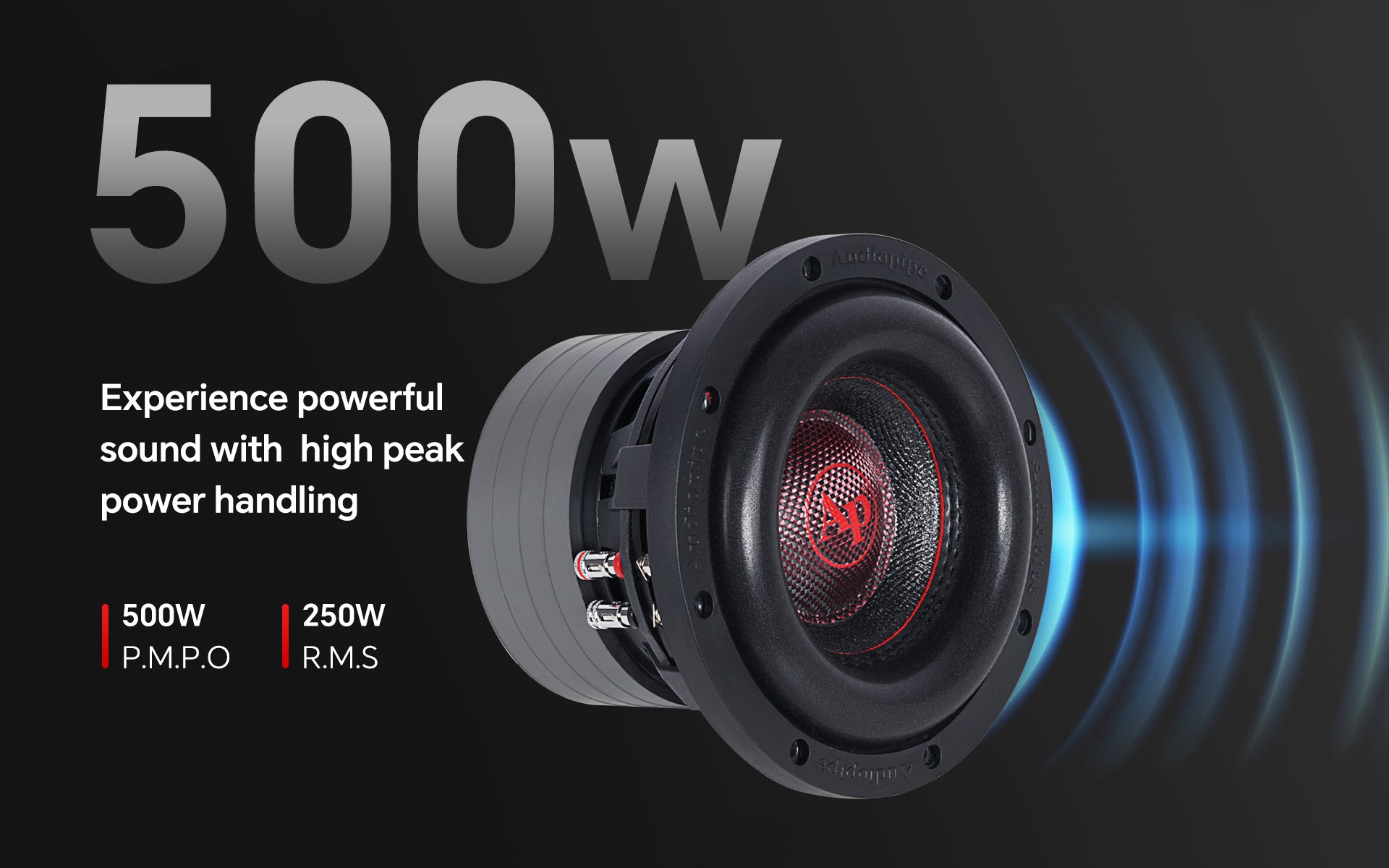 6" Quad Stack Composite Cone Subwoofer (TXX-BDC-IV-6)