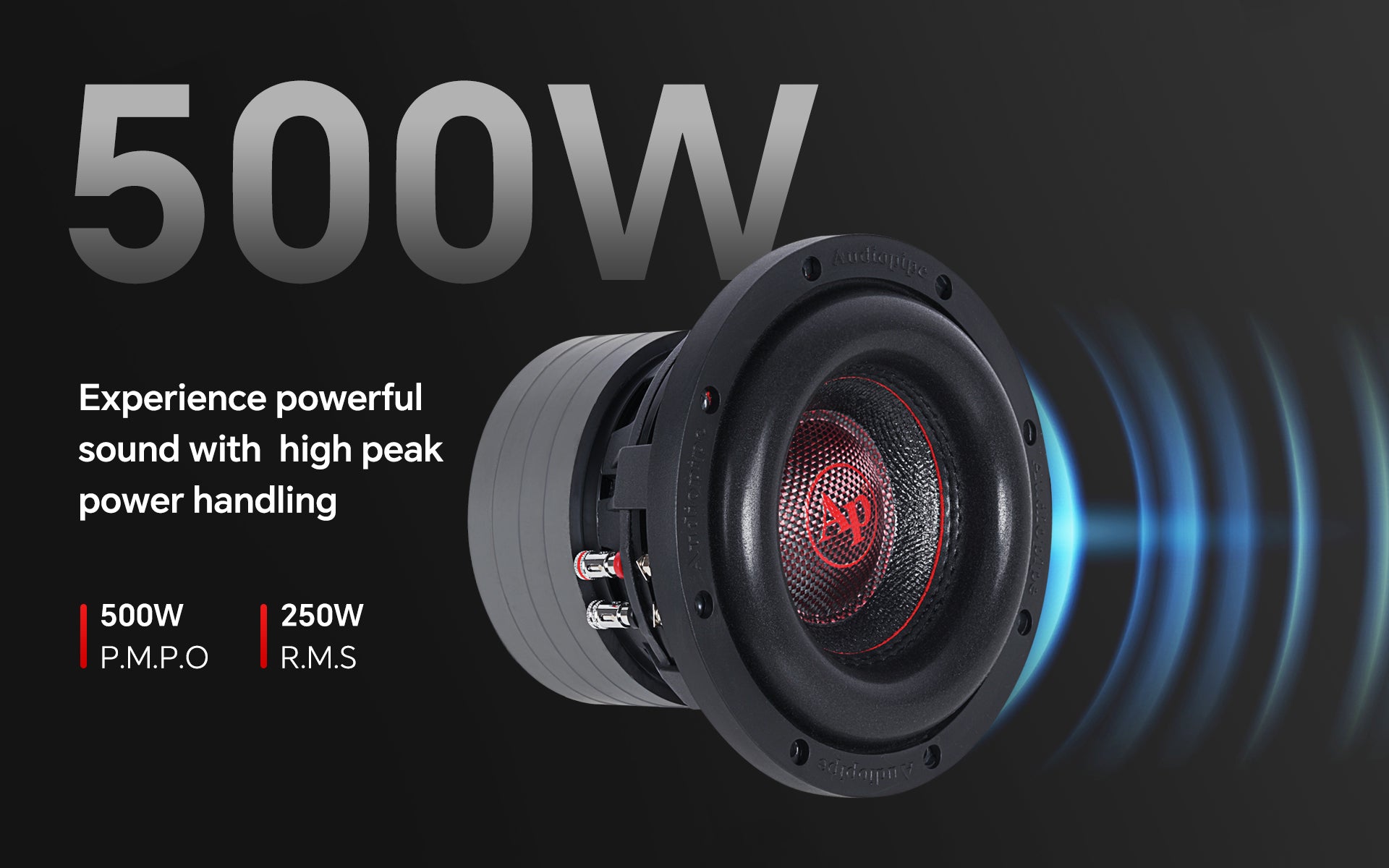 6" Quad Stack Composite Cone Subwoofer (TXX-BDC-IV-6)
