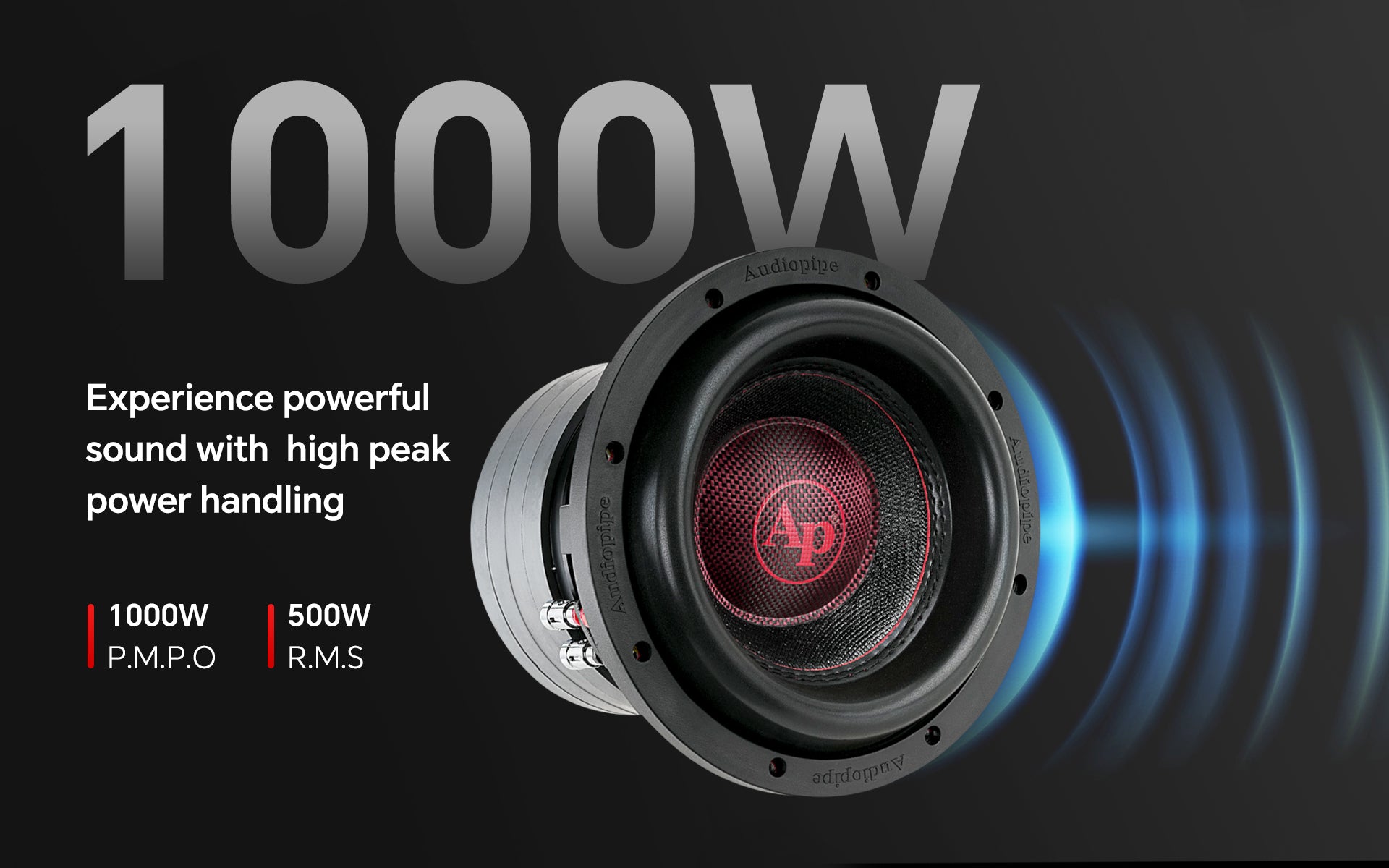 8" Quad Stack Composite Cone Subwoofer (TXX-BDC-IV-8)