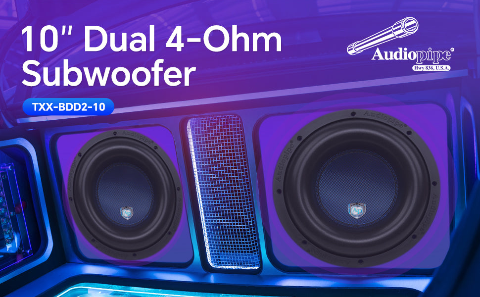 10” Double Stack High Power Subwoofer (TXX-BDD2-10)