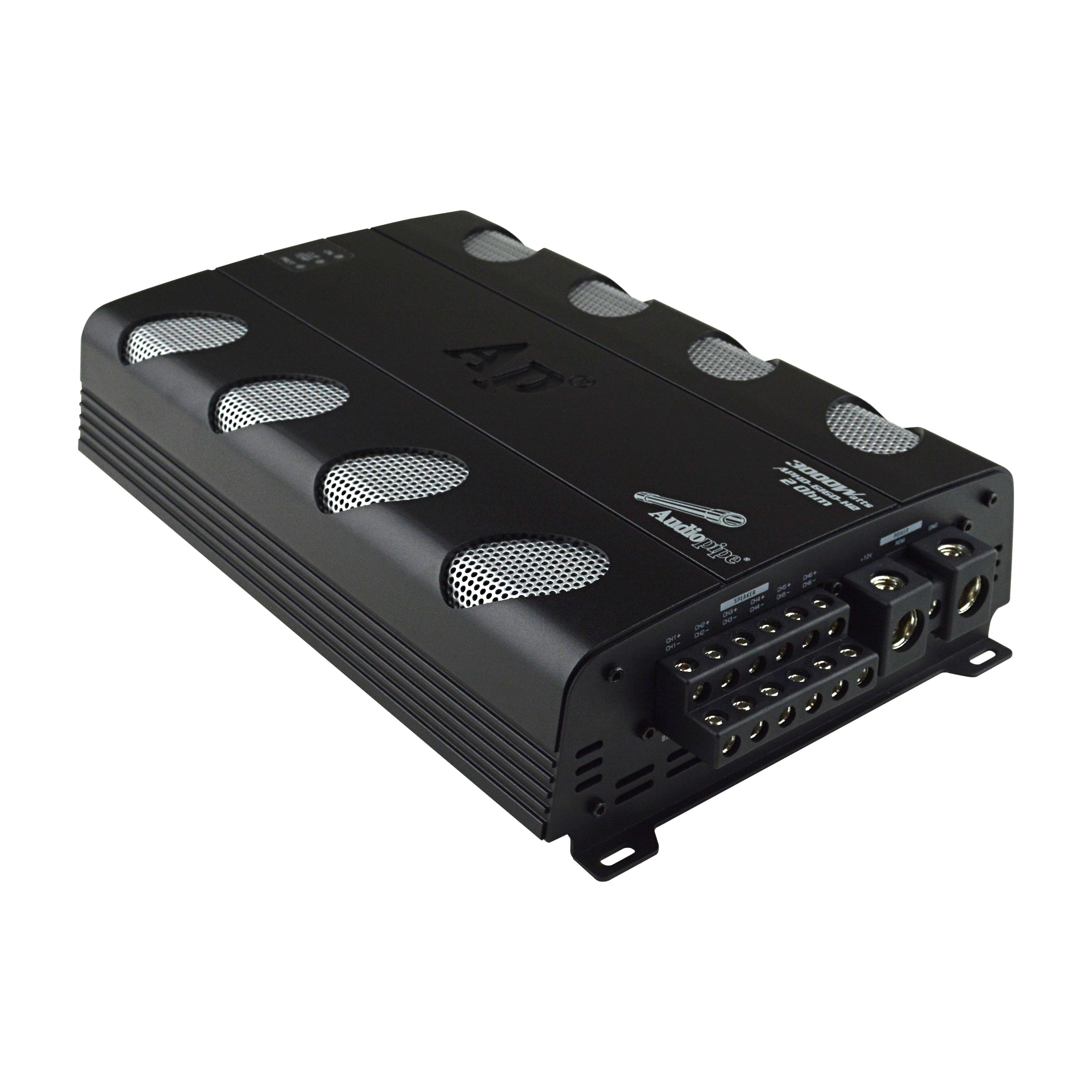 3000 Watts 6 Channel Full Range Class D High Power Amplifier 2 Ohms (APHD-6160-H2)