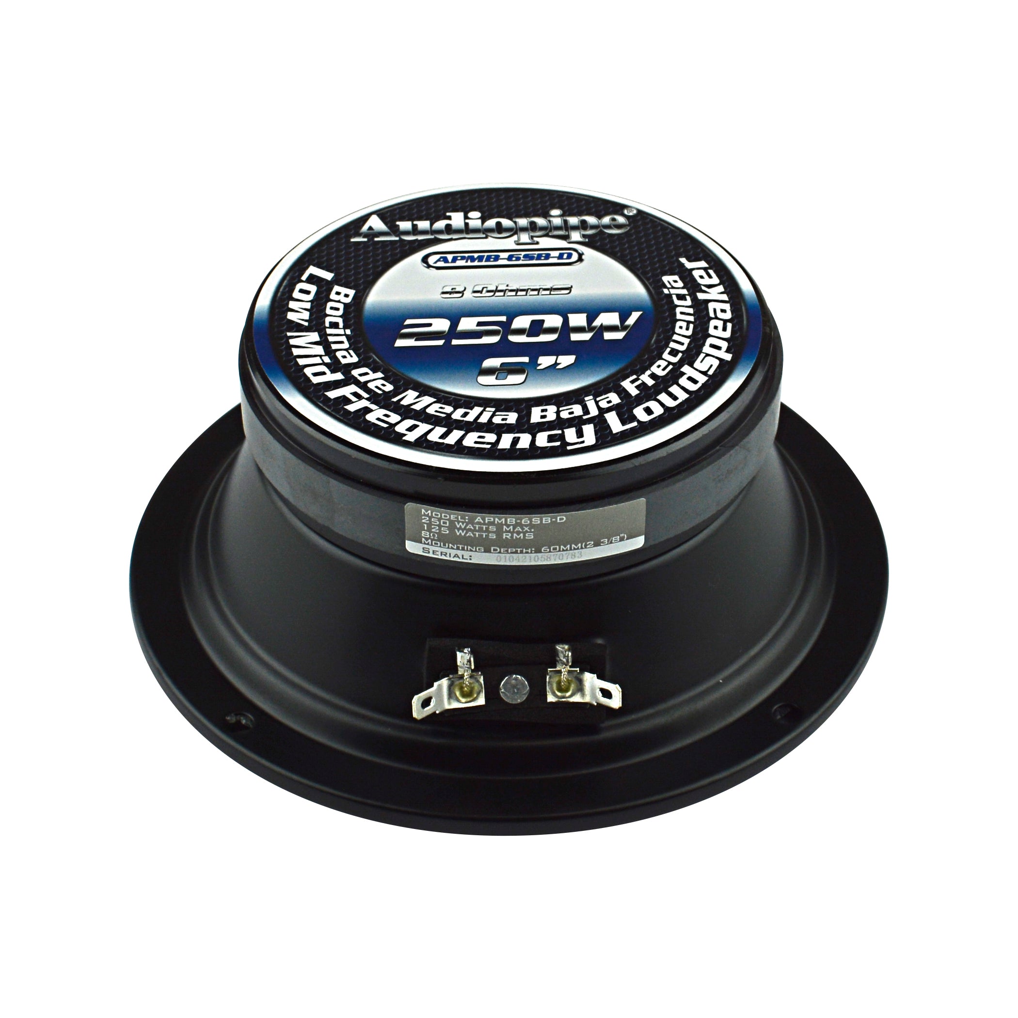 APMB-6SB-D - Sealed Back Series - 6" Low Mid Frequency Loudspeaker