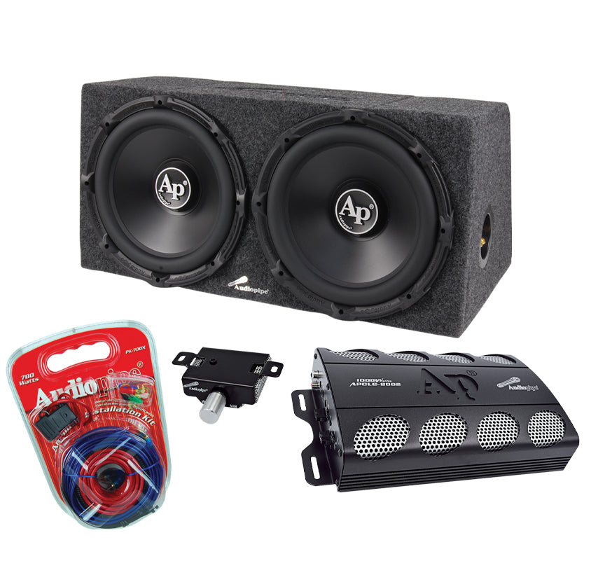 Super Bass Combo Package (APSB-1250CL) – Audiopipe