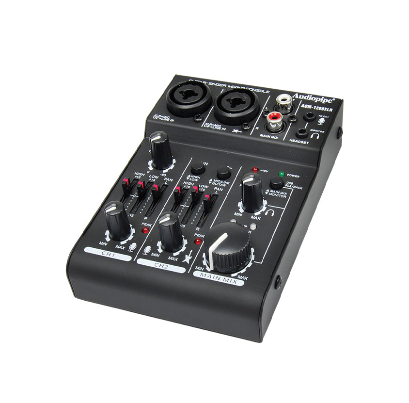 2 Channel Guitar - Singer - Mixing Console (AQM-1200XLR)