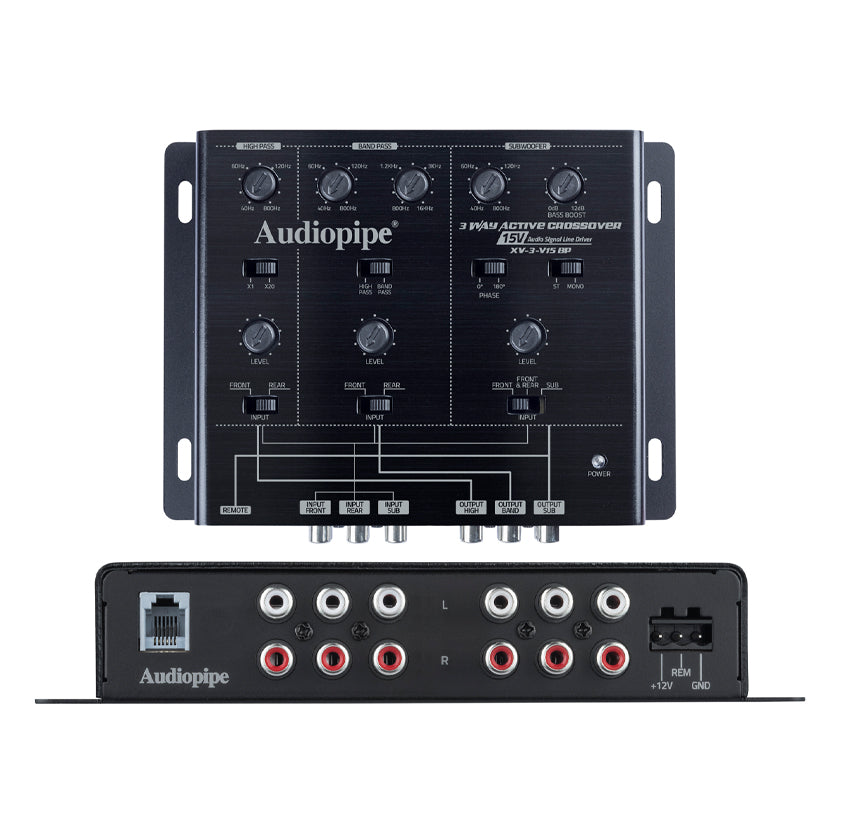 3-Way Active Crossover With Bandpass Filter (XV-3-V15BP)