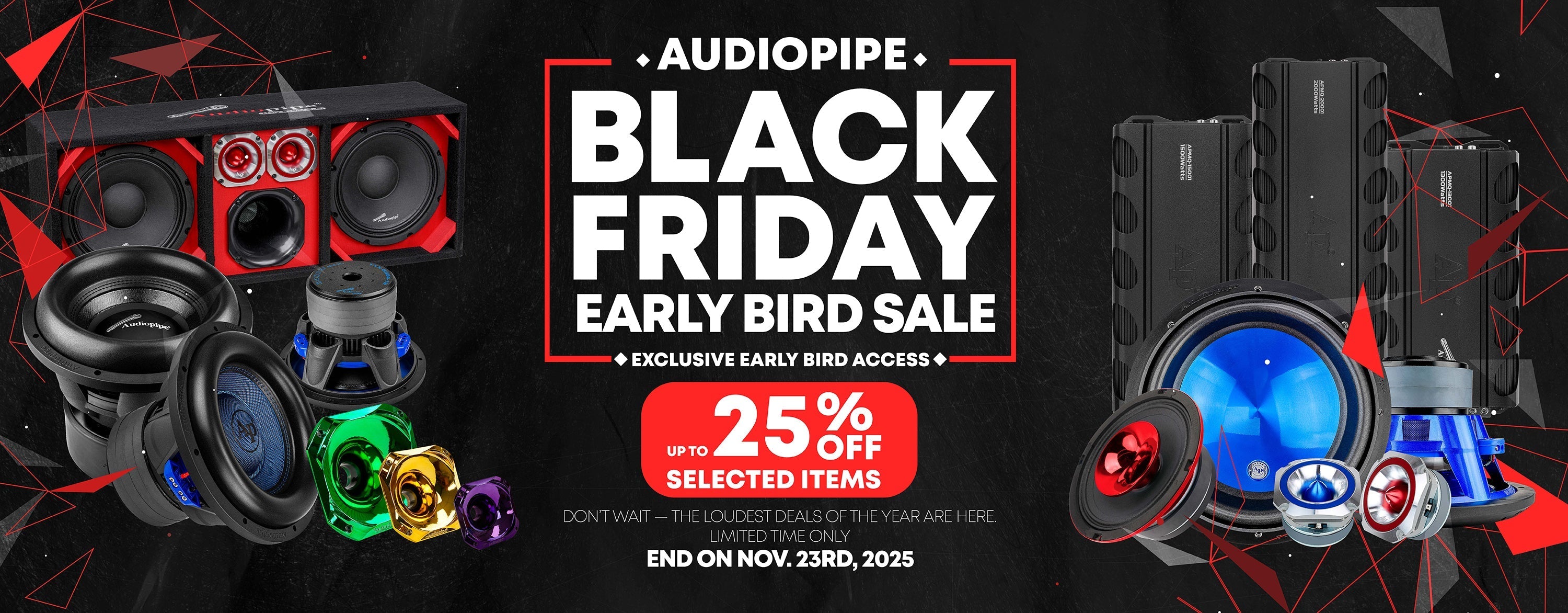🎧 Audiopipe Black Friday 2025: Bigger Sound, Bigger Savings