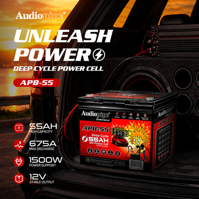 Deep Cycle 55AH 12V Power Cell (APB-55)