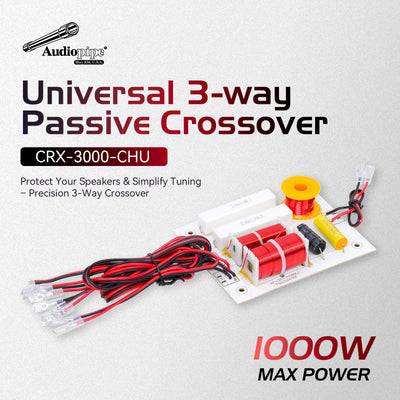 CRX-3000-CHU 3-Way Passive Crossover, Sold individually